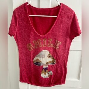 Zadig & Voltaire short sleeve SMILE Glitter T-shirt Women’s XS